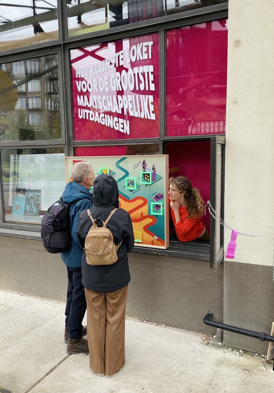  foto Maquette voor de digitale openbare ruimte