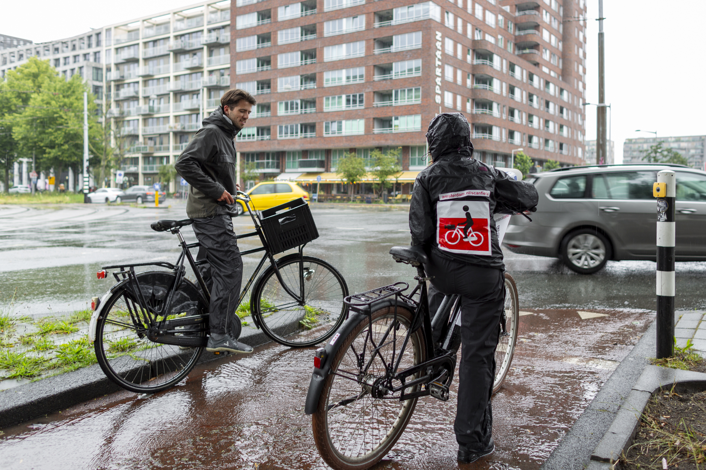  foto Ga de straat op!